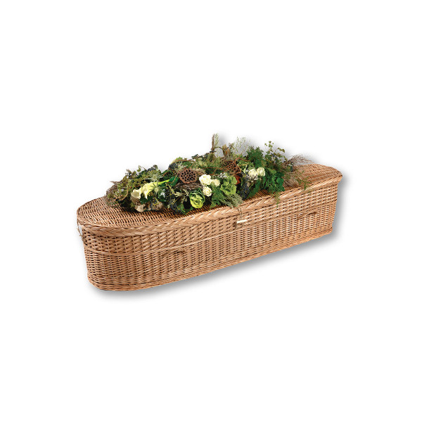 Image of a 48 inch Child Willow Casket